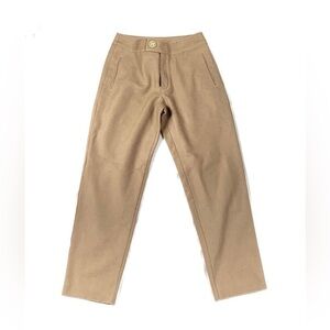 Cacharel Wool Blend Tan Straight Leg Trouser Pants Size 0?